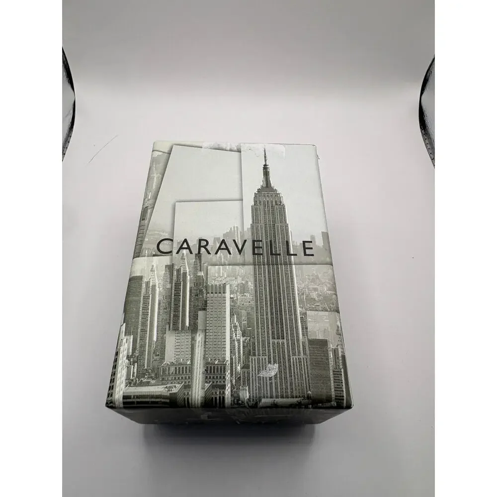 Caravelle designed by Bulova Women's Two-Tone Stainless Steel Bracelet Watch NWT